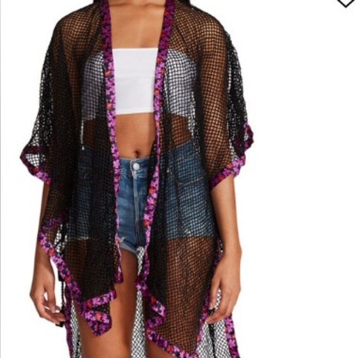 Steve Madden Mesh Kimono